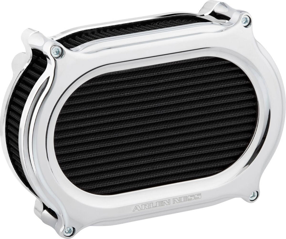 Arlen Ness Stage 2 Oval Air Cleaner Kit For Harley Davidson FLHX 1923 2024-2026 - Chrome