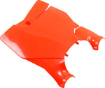 UFO Stadium Front Number Board With Fork Guards For KTM  SX125 2016-2022 - Fluorescent Orange