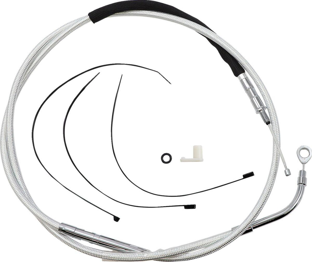 Magnum Shielding Sterling Chromite II Clutch Cable For Harley Davidson FLH 1868 2021 182.5 cm (71-3 4") - Chrome
