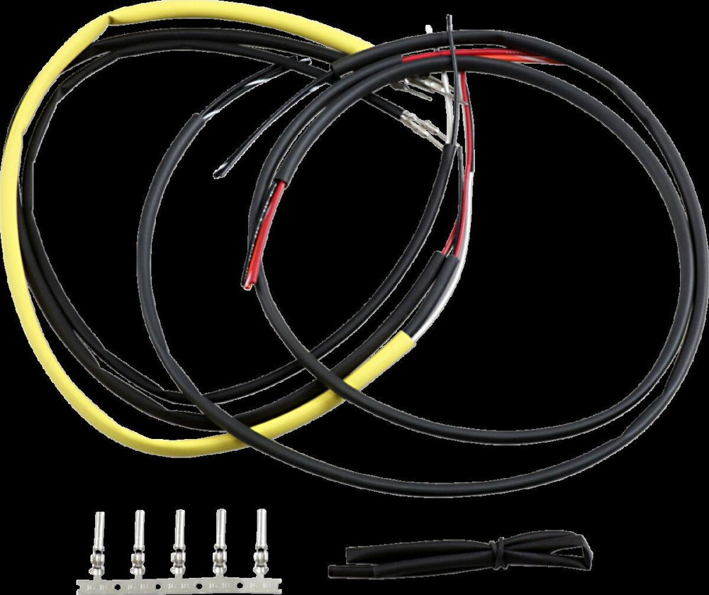 LA Choppers Heated Grip Wire Extension Kit For Harley Davidson FLHRSE4 1800 ABS 2008 - Black