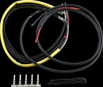 LA Choppers Heated Grip Wire Extension Kit For Harley Davidson FLHRSE4 1800 ABS 2008 - Black