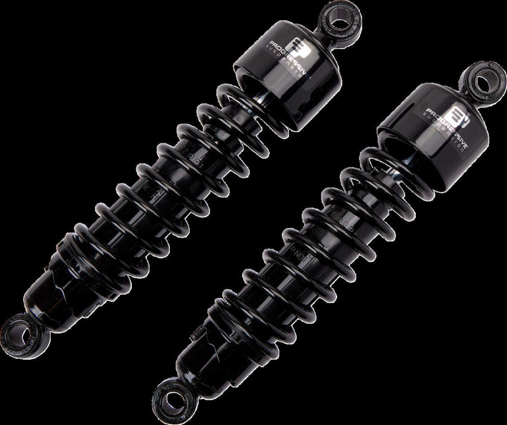 Progressive Suspension 412 Series Shocks For Harley Davidson FLH 1868 ABS 2021 330.00 mm (13.00") - Black