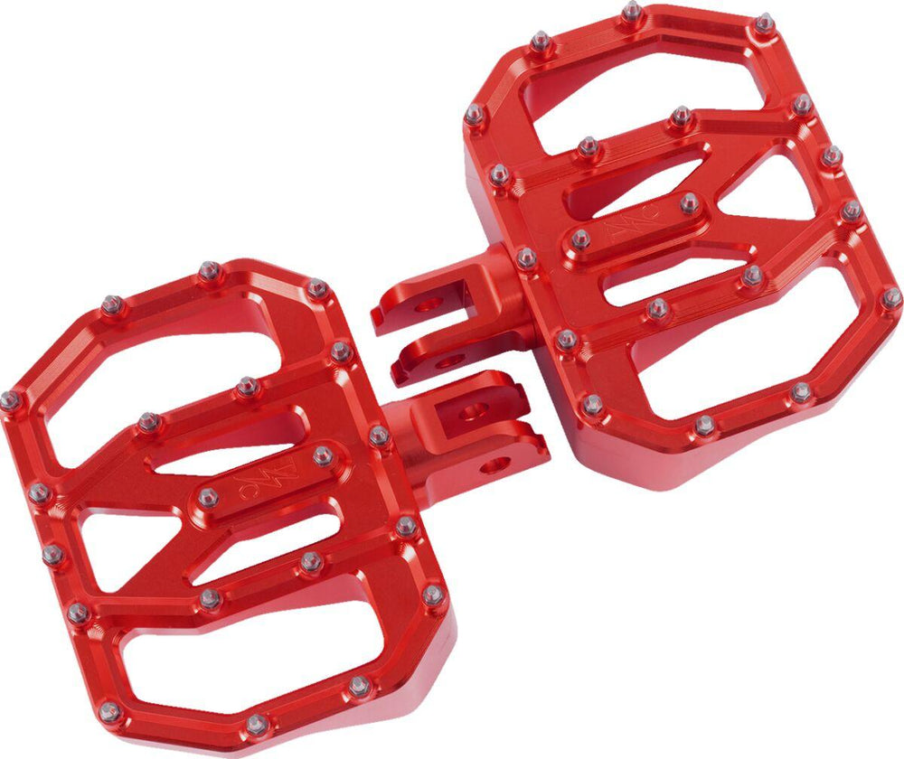 Thrashin Supply Co Mini Aggressor Floorboards For Harley Davidson FLDE 1750 ABS 2018-2020 - Red