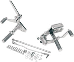 Drag Specialties Forward Control Kit With Pegs For Harley Davidson FLST 1340 1987-1990 - Chrome