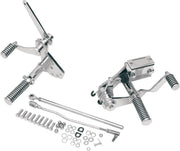 Drag Specialties Forward Control Kit With Pegs For Harley Davidson FLST 1340 1987-1990 - Chrome