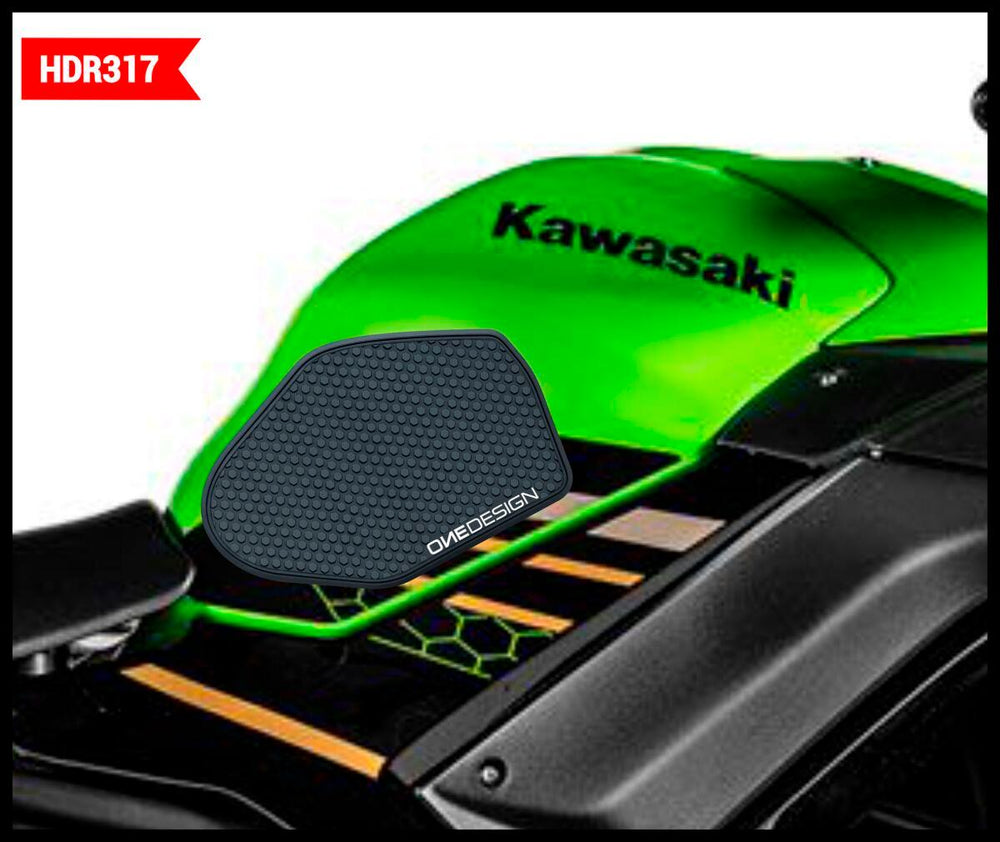 Onedesign Tank Grip Kit For Kawasaki Ninja 650 2017-2019 - Black