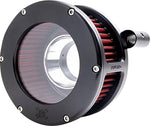 Feuling Parts BA Air Cleaner Kit For Harley Davidson FLD 1690 2012-2013 - Black Clear Red