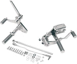 Drag Specialties Forward Control Kit With Pegs For Harley Davidson FLST 1340 1987-1990 - Black Chrome