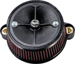S&S Cycle Super Stock Stealth Air Cleaner Kit For Harley Davidson FLHX 1923 2024-2025 - Black Red