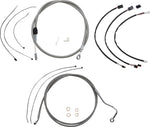 Magnum Shielding XR Handlebar Cable Install Kit For Harley Davidson FLHR 1750 2021-2022 38 - 43cm (15" - 17") - Chrome Clear-Coated