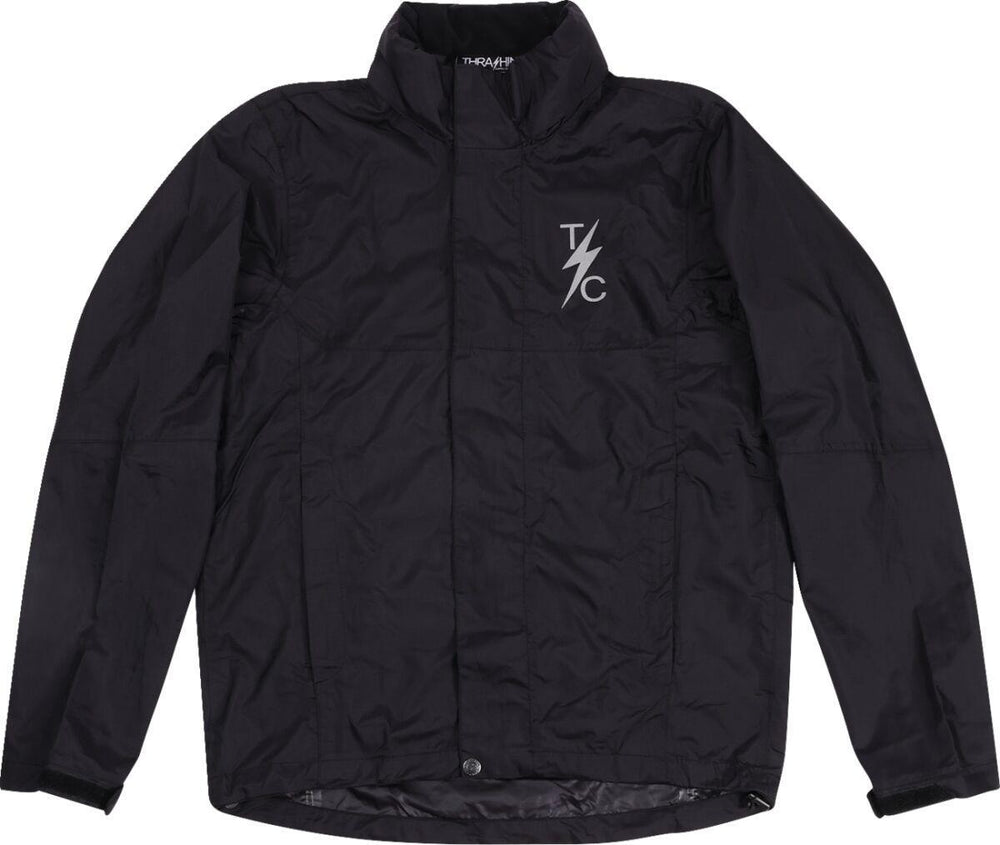 Thrashin Supply Co Mission Waterproof Rain Jacket - Black