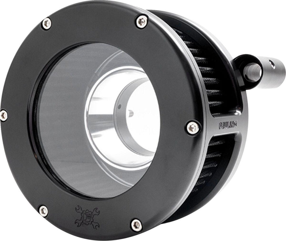 Feuling Parts BA Air Cleaner Kit For Harley Davidson FLHR 1584 2008 - Black/Clear