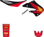 Tecnosel Graphics Kit For Honda CR125 1998-1999 - Black/Multi/Red/White