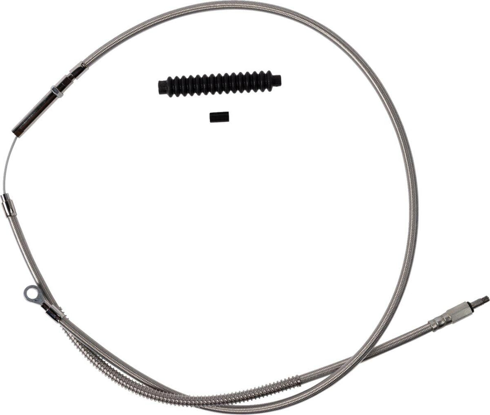 Barnett Stainless Steel Clutch Cable For Harley Davidson FLHR 1750 2021-2022 Standard - Silver