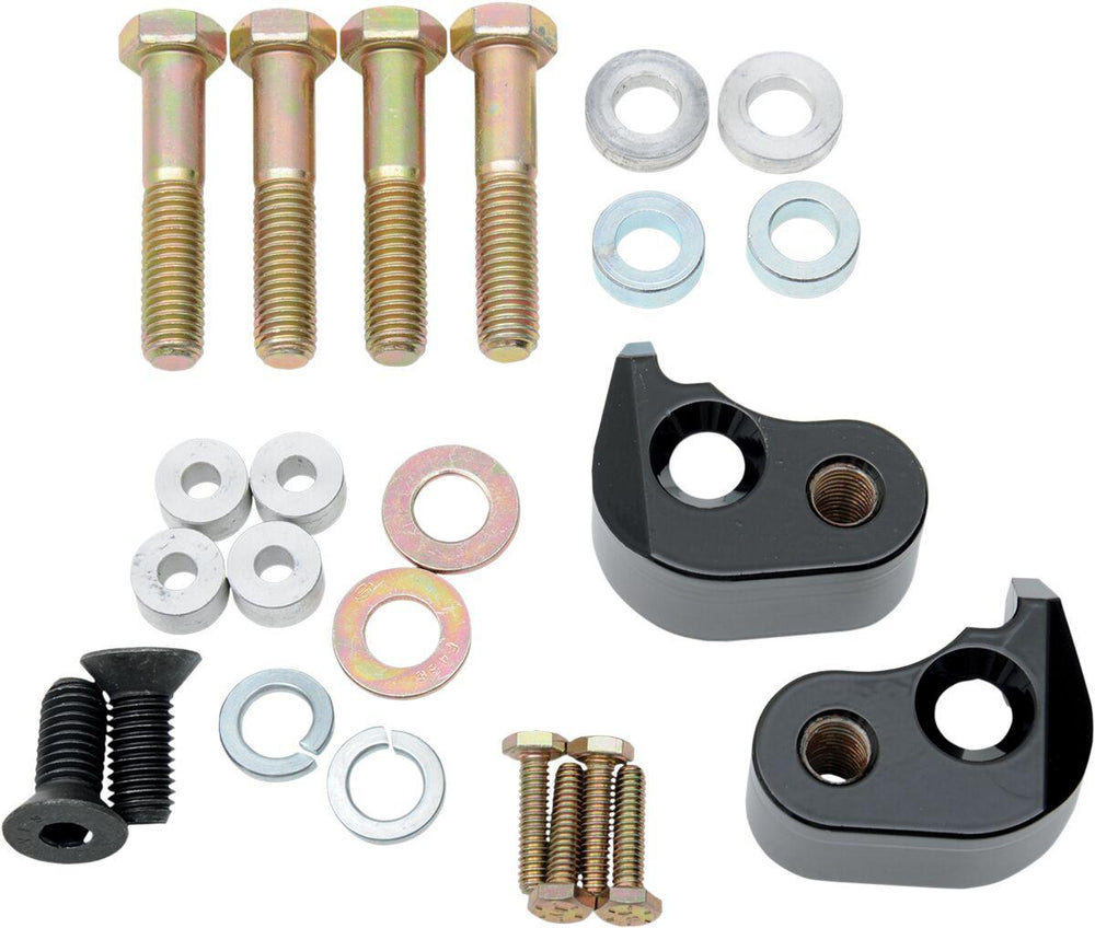 LA Choppers Rear Lowering Kit For Harley Davidson FLHR 1450 2002-2006 Rear Lowers 25.40 mm (1.00") - Black