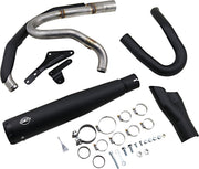 S&S Cycle SuperStreet 2:1 Exhaust System For Harley Davidson FLFB 1750 2018-2020 - Ceramic Black