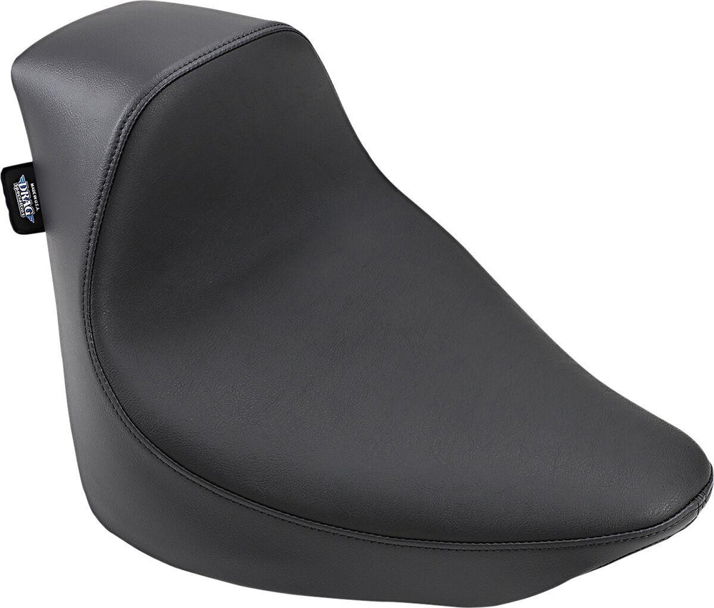 Drag Specialties EZ-On Smooth Solo Seat For Harley Davidson FLDE 1750 2018-2020 - Black