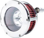 Feuling Parts BA Air Cleaner Kit For Harley Davidson FLHR 1340 1994-1998 - Chrome/Clear/Red