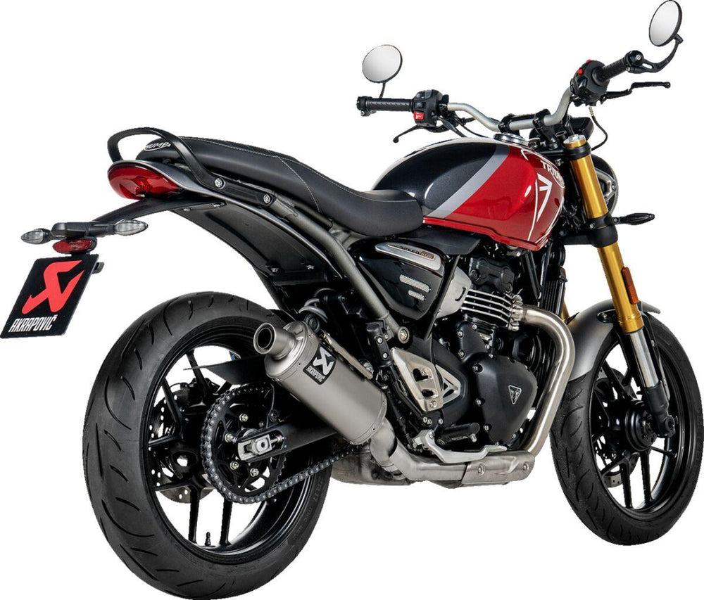 Akrapovic Line Titanium Silencer For Triumph Scrambler 400 X ABS 2024-2026