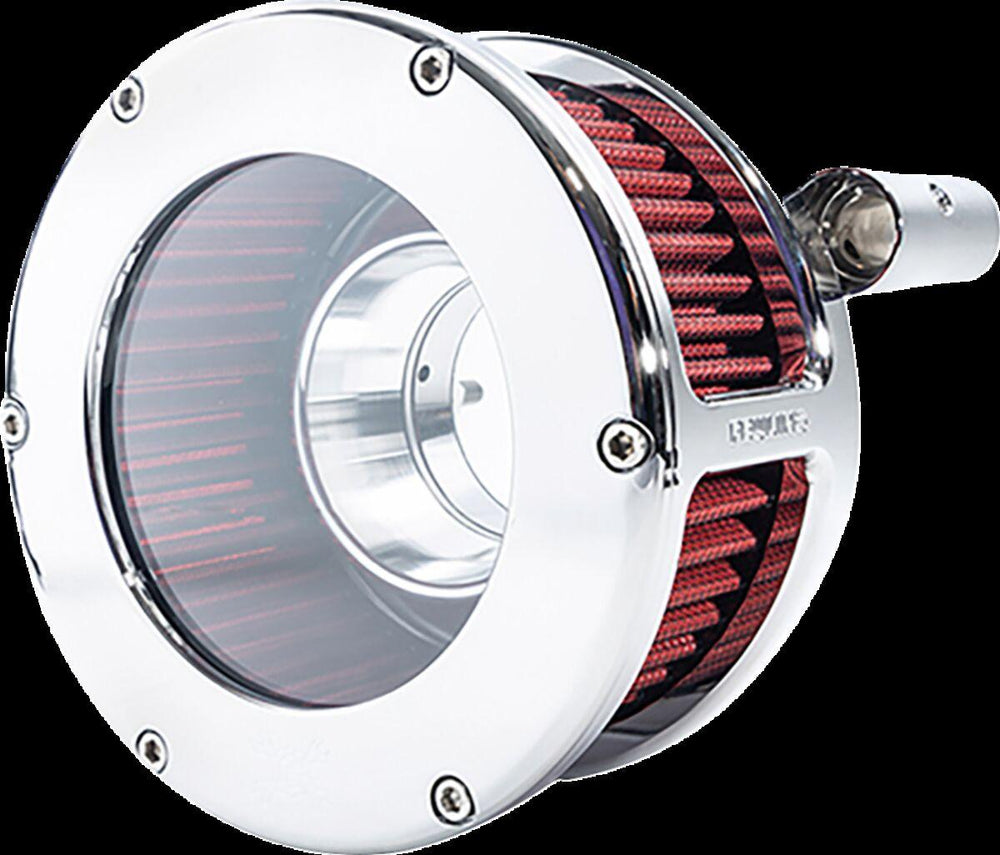 Feuling Parts BA Air Cleaner Kit For Harley Davidson FLHR 1584 2008 - Chrome/Clear/Red