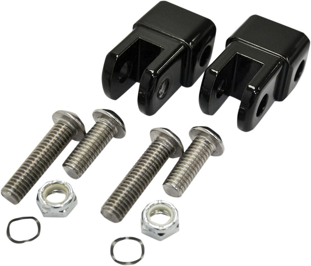 LA Choppers Early-style Foot Peg Mount Adapters - Black