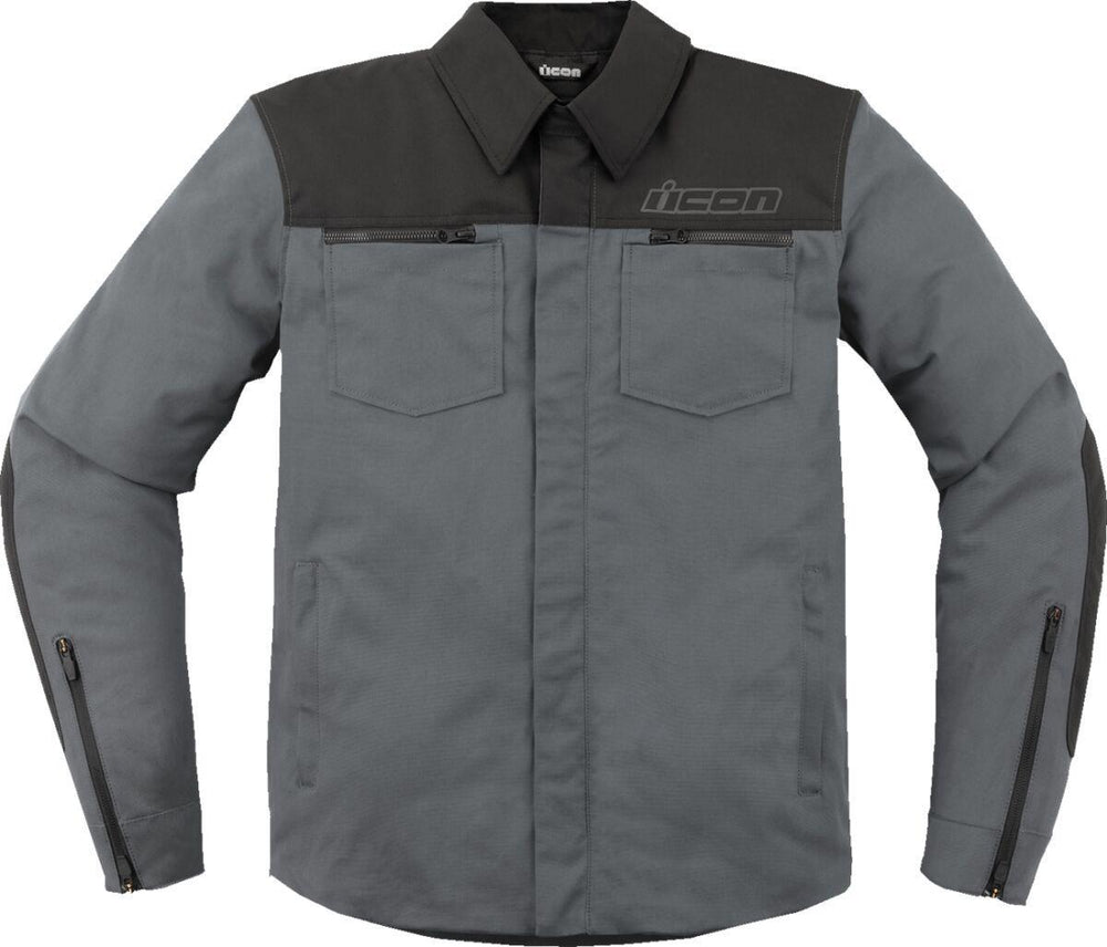 Icon Unisex Upstate Canvas CE Jacket - Grey