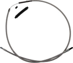 Barnett Stainless Steel Clutch Cable For Harley Davidson FLFB 1750 2018-2020 +15.2 cm (6") - Silver