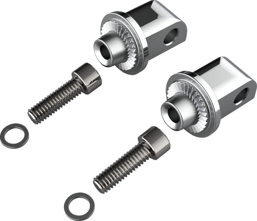 Ciro Peg Adapters For Indian Chief 111 ABS 2014-2020 - Chrome