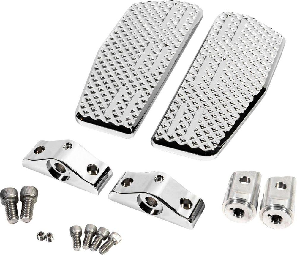 LA Choppers Mini Floorboards For Husqvarna 701 Enduro 2025-2026 - Chrome