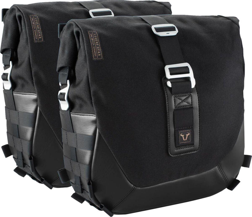 SW Motech Legend Gear Side Pannier Bag For Royal Enfield Meteor 350 2021-2024 - Black