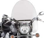 Slipstreamer SS-30 Classic Windshield For Kawasaki BN125 2001-2007 56 cm (22") - Chrome/Clear