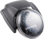 Cult Werk Night Rod Style Headlight Kit For Harley Davidson FXSB 1690 2013 - Raw Black