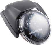 Cult Werk Night Rod Style Headlight Kit For Harley Davidson FXSB 1690 2013 - Raw Black