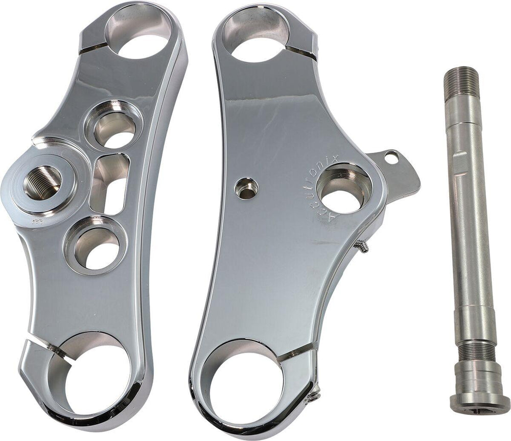Accutronix Elite 49 Triple Tree For Harley Davidson FXDWG 1584 2007-2011 - Chrome