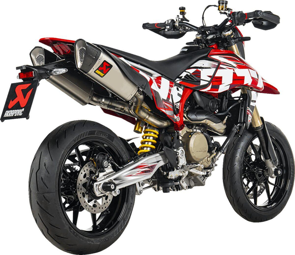 Akrapovic Line Silencers For Ducati Hypermotard 698 2024-2025