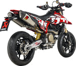Akrapovic Line Silencers For Ducati Hypermotard 698 2024-2025
