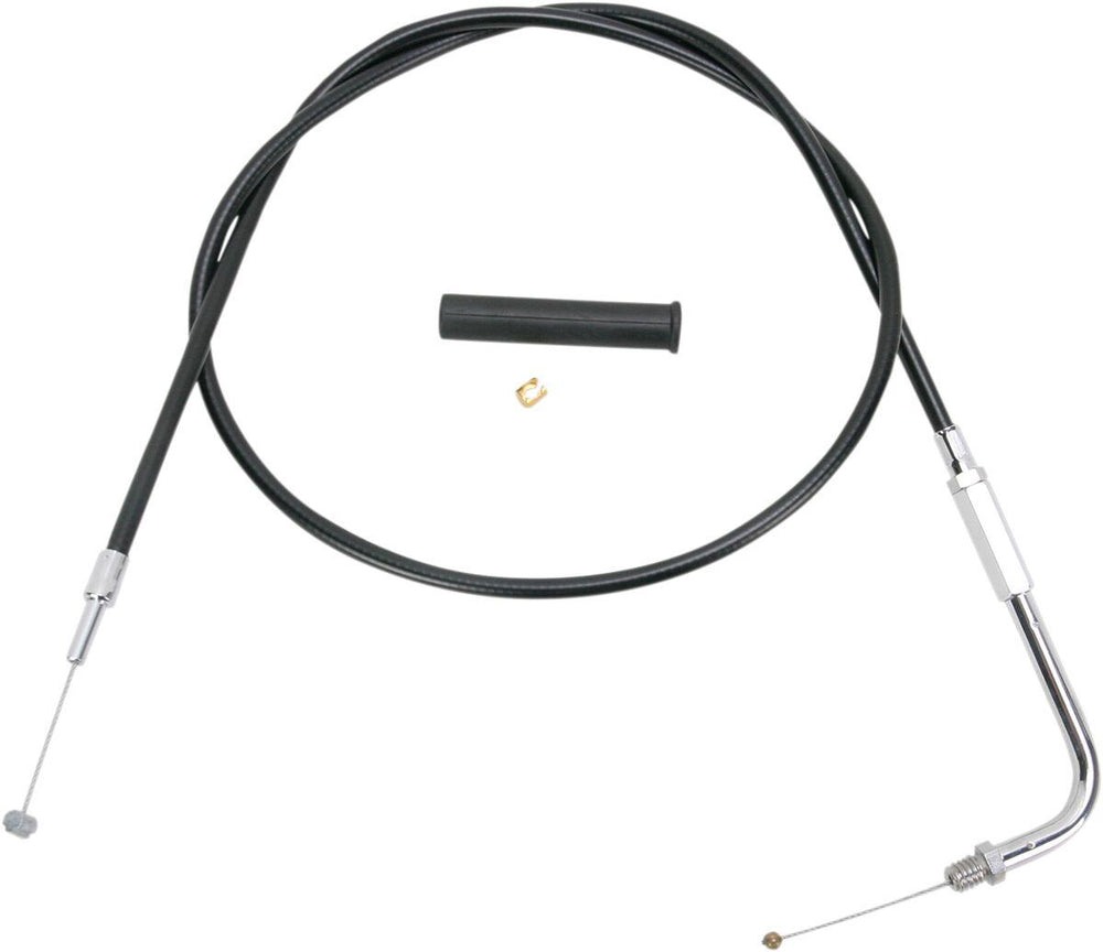 Drag Specialties Vinyl Throttle Cable For Harley Davidson FLH 1340 1981-1983 91.5 cm (36") - Black
