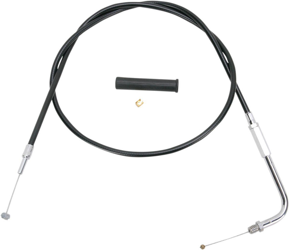 Drag Specialties Vinyl Throttle Cable For Harley Davidson FLH 1340 1981-1983 122 cm (48") - Black