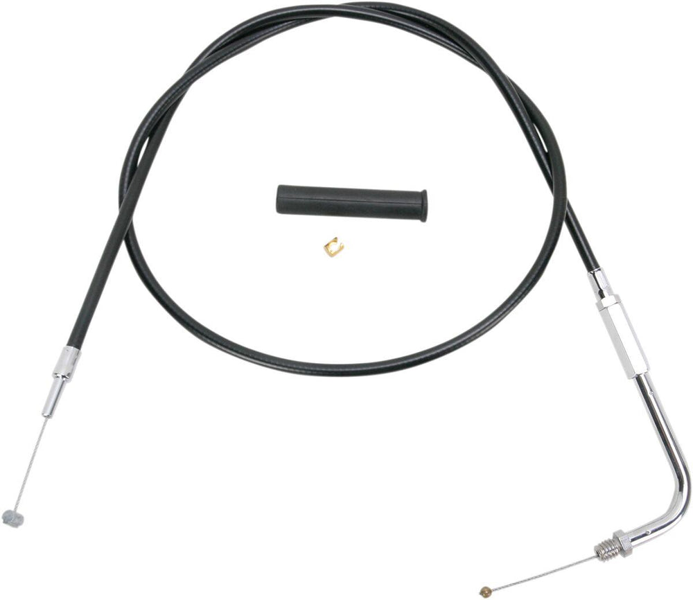 Drag Specialties Vinyl Throttle Cable For Harley Davidson FL 1200 1974-1977 112 cm (44") - Black