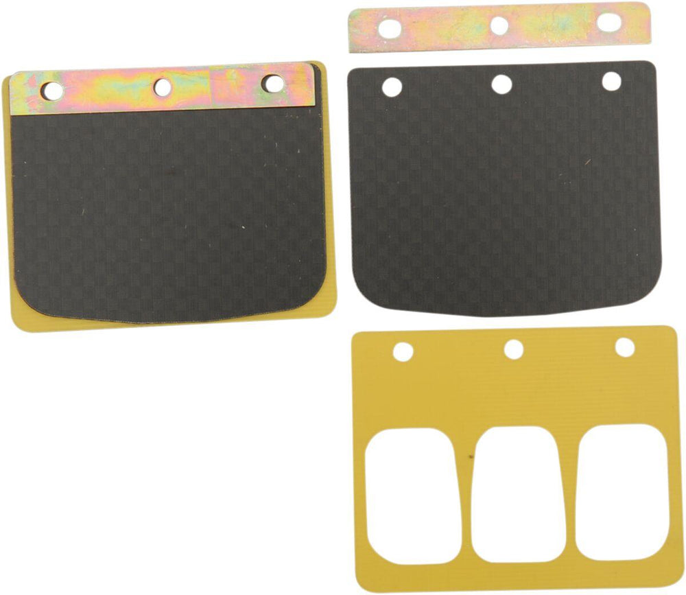 Boyesen Pro Series Reed Set For Yamaha YZ125 2005-2026 - Carbon Fiber/Yellow