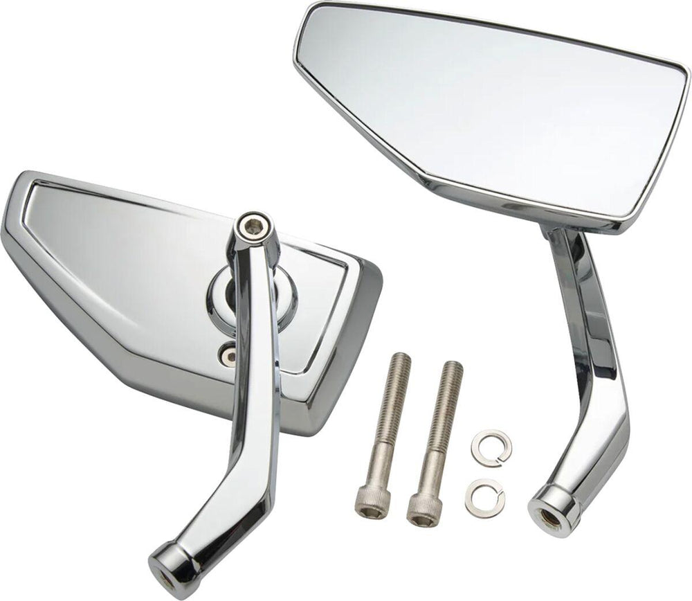 Ciro Chicane Mirror Set - Chrome