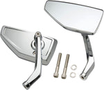 Ciro Chicane Mirror Set - Chrome