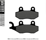 Galfer Organic Semi Metal Scooter Brake Pads For Daelim A-FOUR 50 2011-2013 - Front