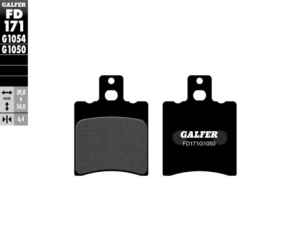 Galfer Organic Semi Metal Scooter Brake Pads For Yamaha CS 50 AC 2002-2016 - Front