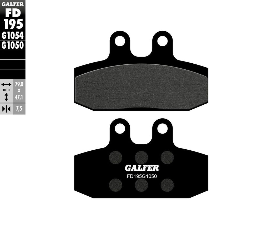 Galfer Organic Semi Metal Scooter Brake Pads For Honda CA 125 1999-2000 - Front