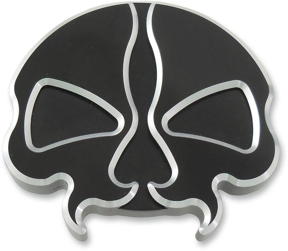 Drag Specialties Split Skull Fuel Cap For Harley Davidson FLHR 1340 1996-1998 - Black
