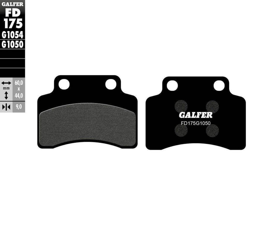 Galfer Organic Semi Metal Scooter Brake Pads For Sachs 49ER 50 2008 - Front