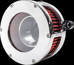 Feuling Parts BA Air Cleaner Kit For Harley Davidson FLHX 1923 2024 - Chrome/Clear/Red