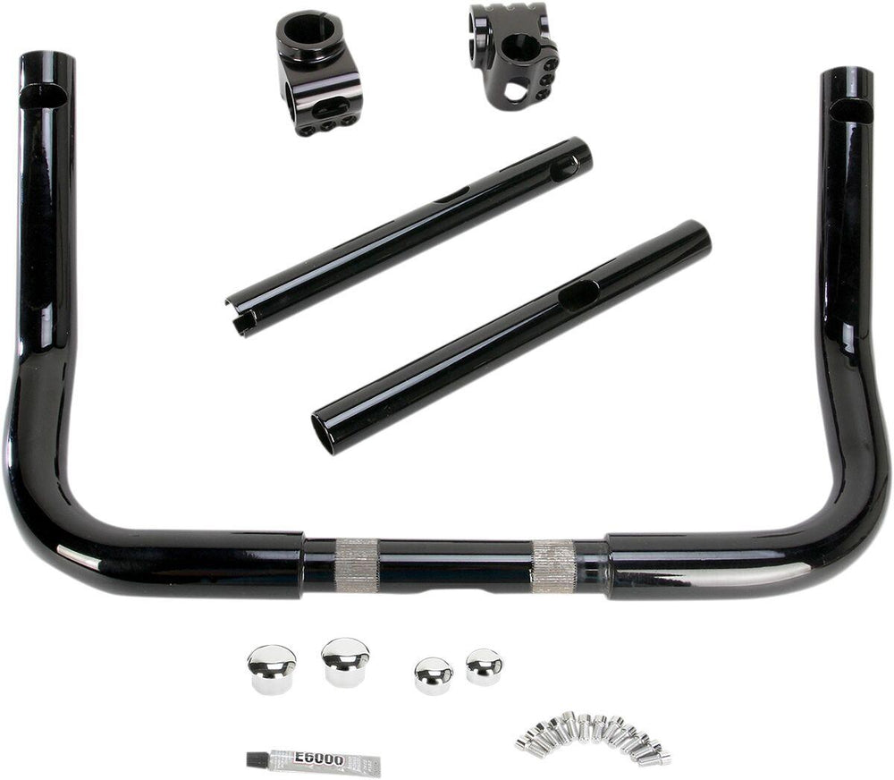 Klock Werks Klip Hanger Handlebar For Harley Davidson FLH 1868 2021 25.5 cm (10") - Black