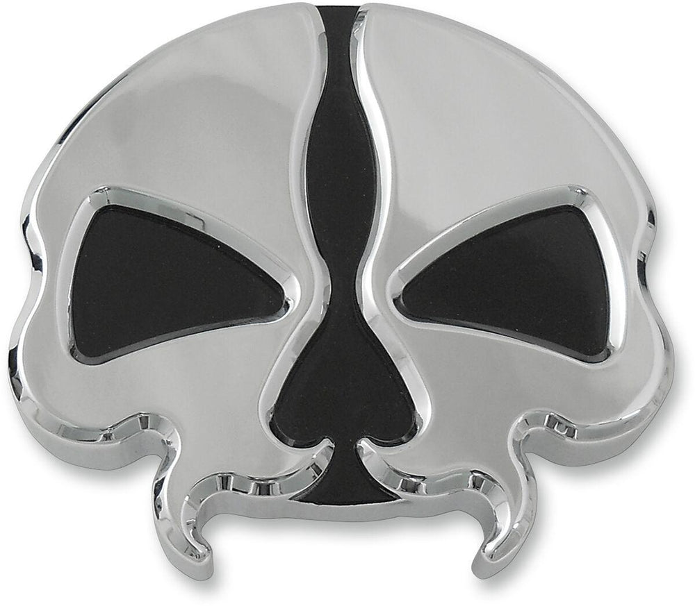 Drag Specialties Split Skull Fuel Cap For Harley Davidson FLHR 1340 1996-1998 - Chrome